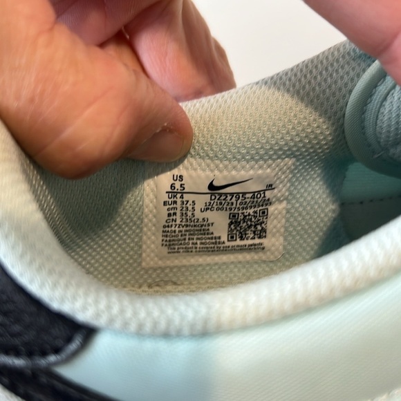 Nike women’s Cortez textile glacier Blue Sneakers size 6.5. - Picture 8 of 10